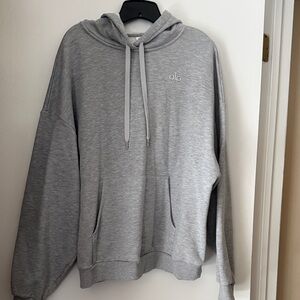 ALO Yoga Light Gray Women’s Hoodie